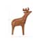 Hello Honey® 9.75" Brown Woodgrain Stoneware Standing Deer Décor Accent